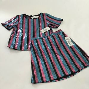 Gianni Bini Girls Size L 2 PC Set Winters Twinkle